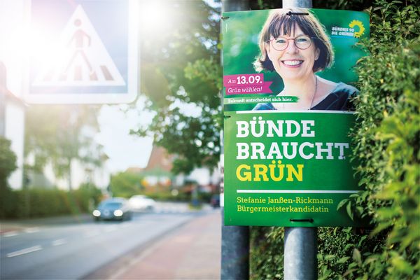 Bündnis90/Die Grünen Bünde - Wahlkampagne